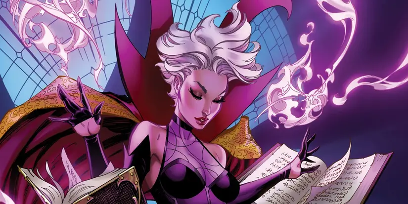 Clea Strange, white-haired sorceress and Sorcerer Supreme