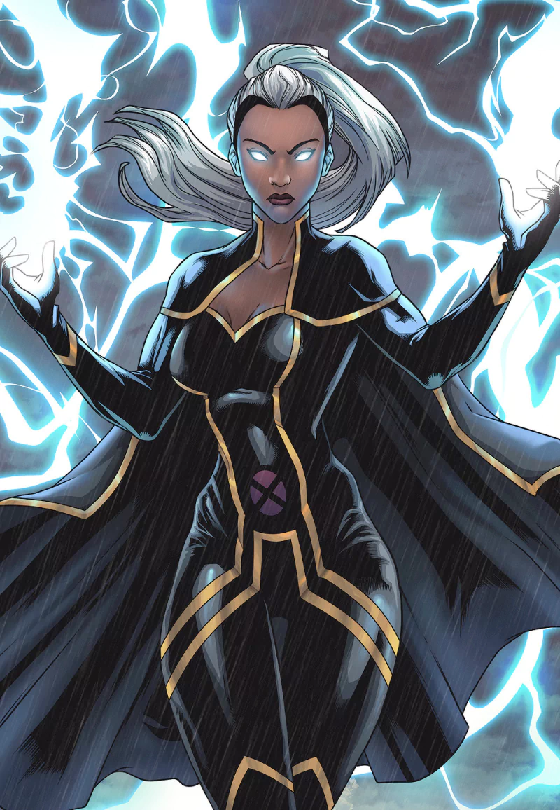 Storm comic art