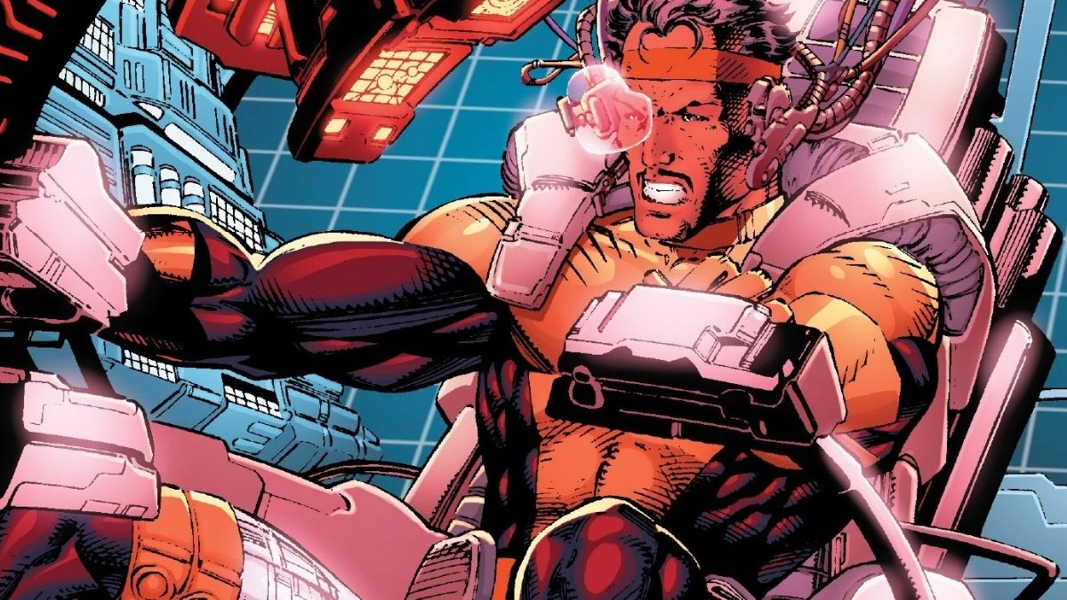 Forge wired into his machinery, inventing at full stretch