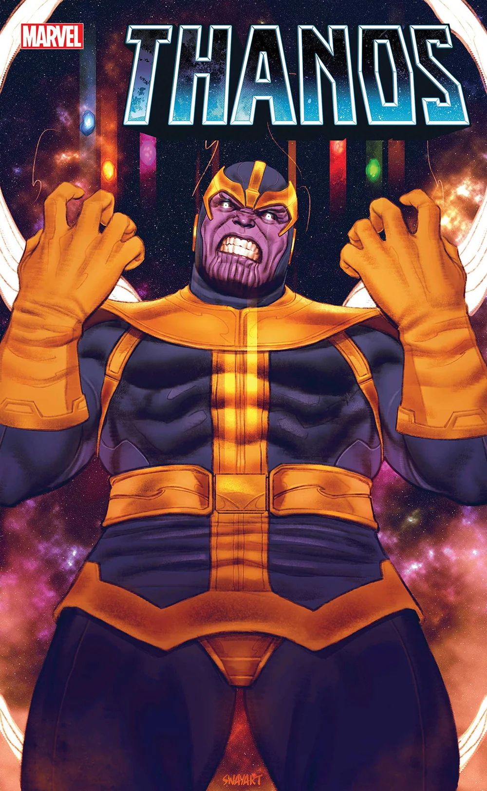 Thanos comic cover art