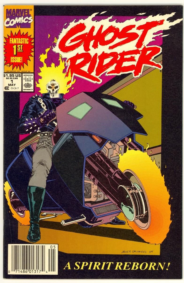 Danny Ketch Ghost Rider 1990 comic cover
