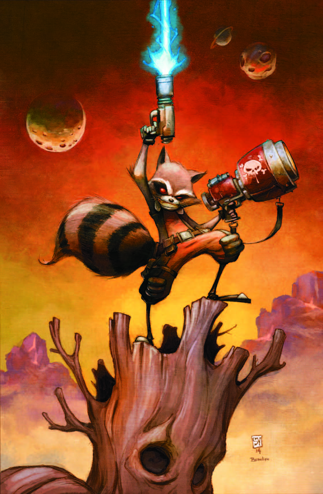 Rocket Raccoon comic cover art