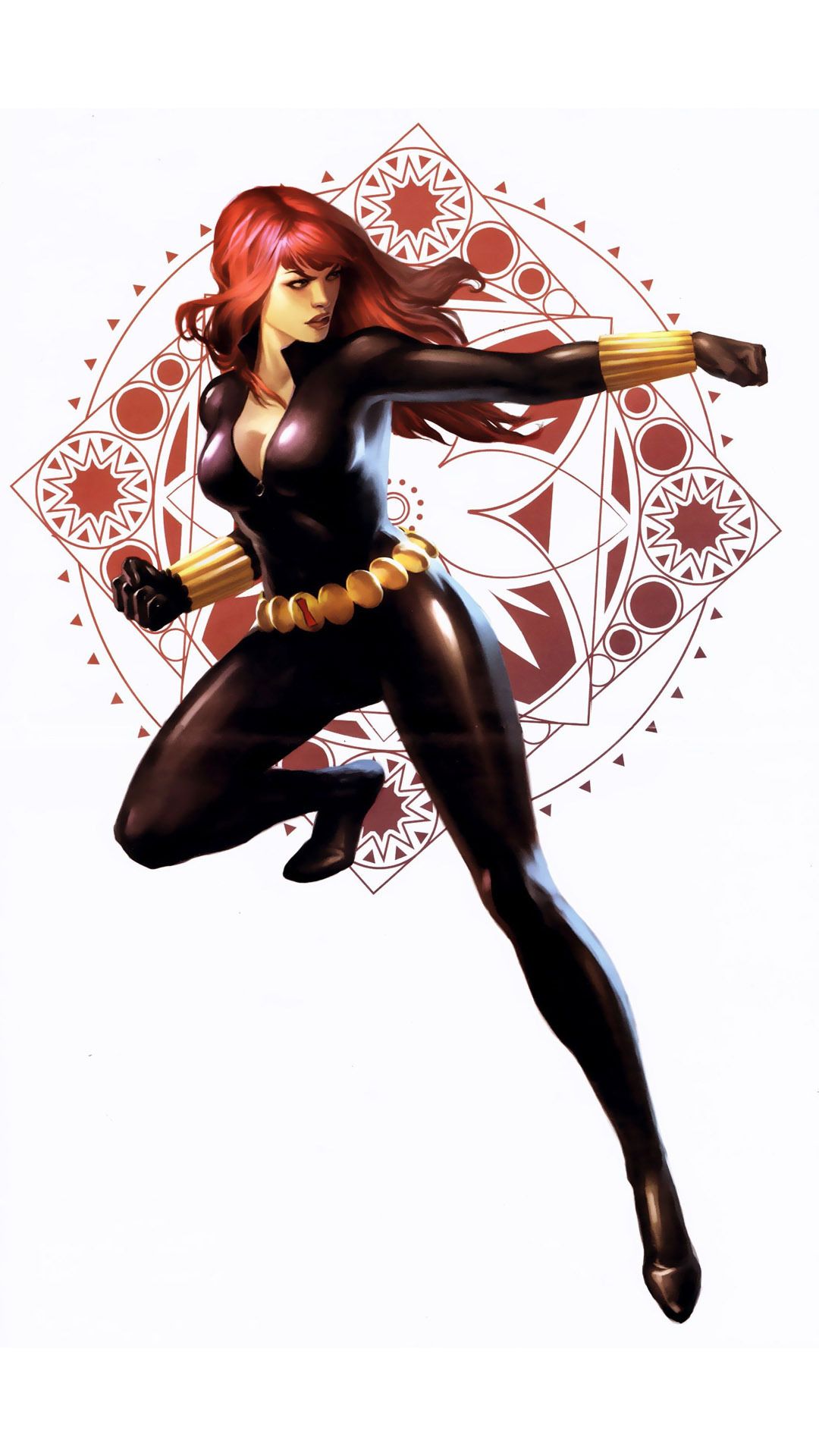 Black Widow comic art