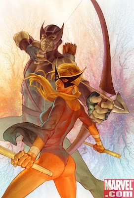 Hawkeye and Mockingbird comic art