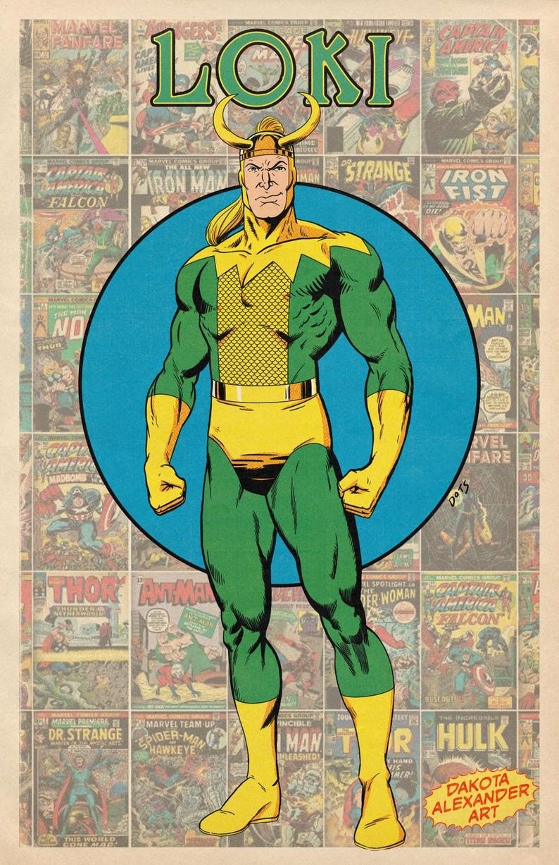Loki comic art