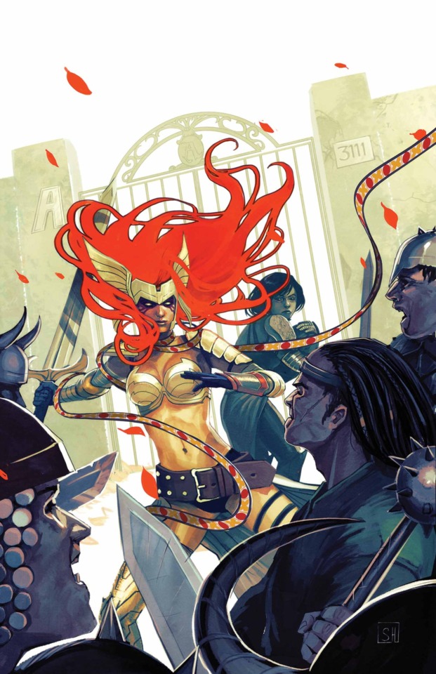 Angela Marvel comic art
