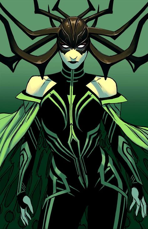 Hela comic art portrait