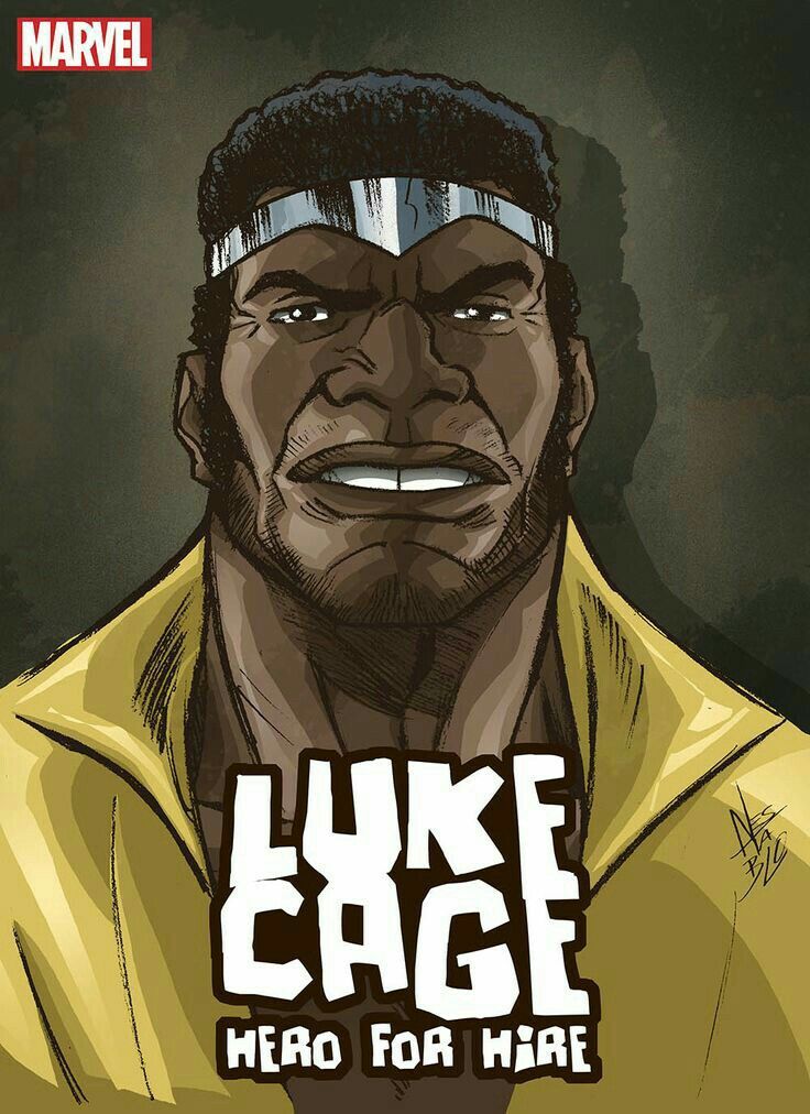 Luke Cage comic art