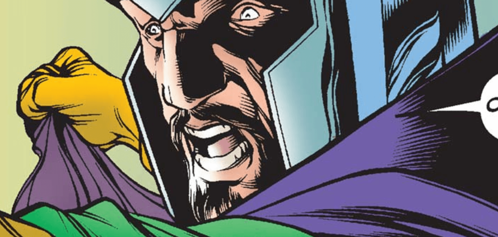 Immortus, master of Limbo, in his green and gold regalia