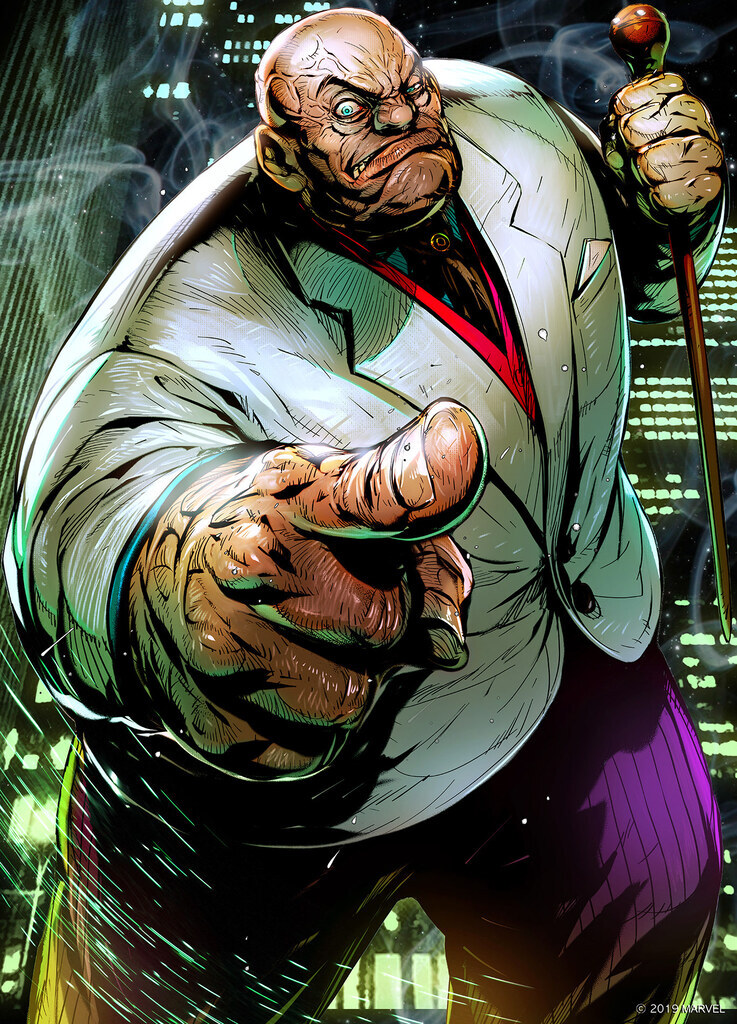 Kingpin comic art