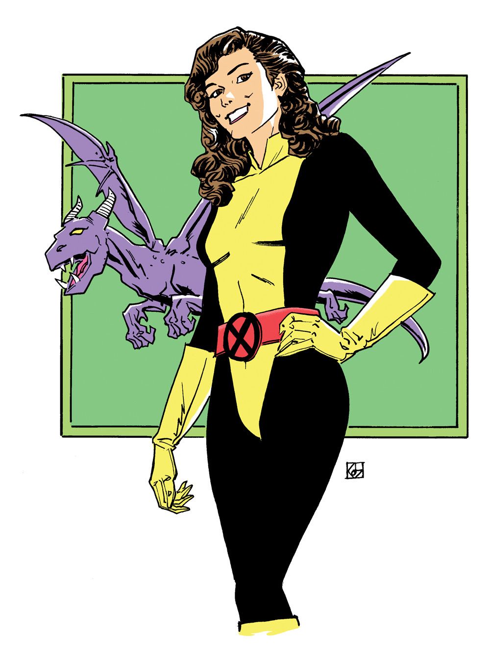 Kitty Pryde comic art