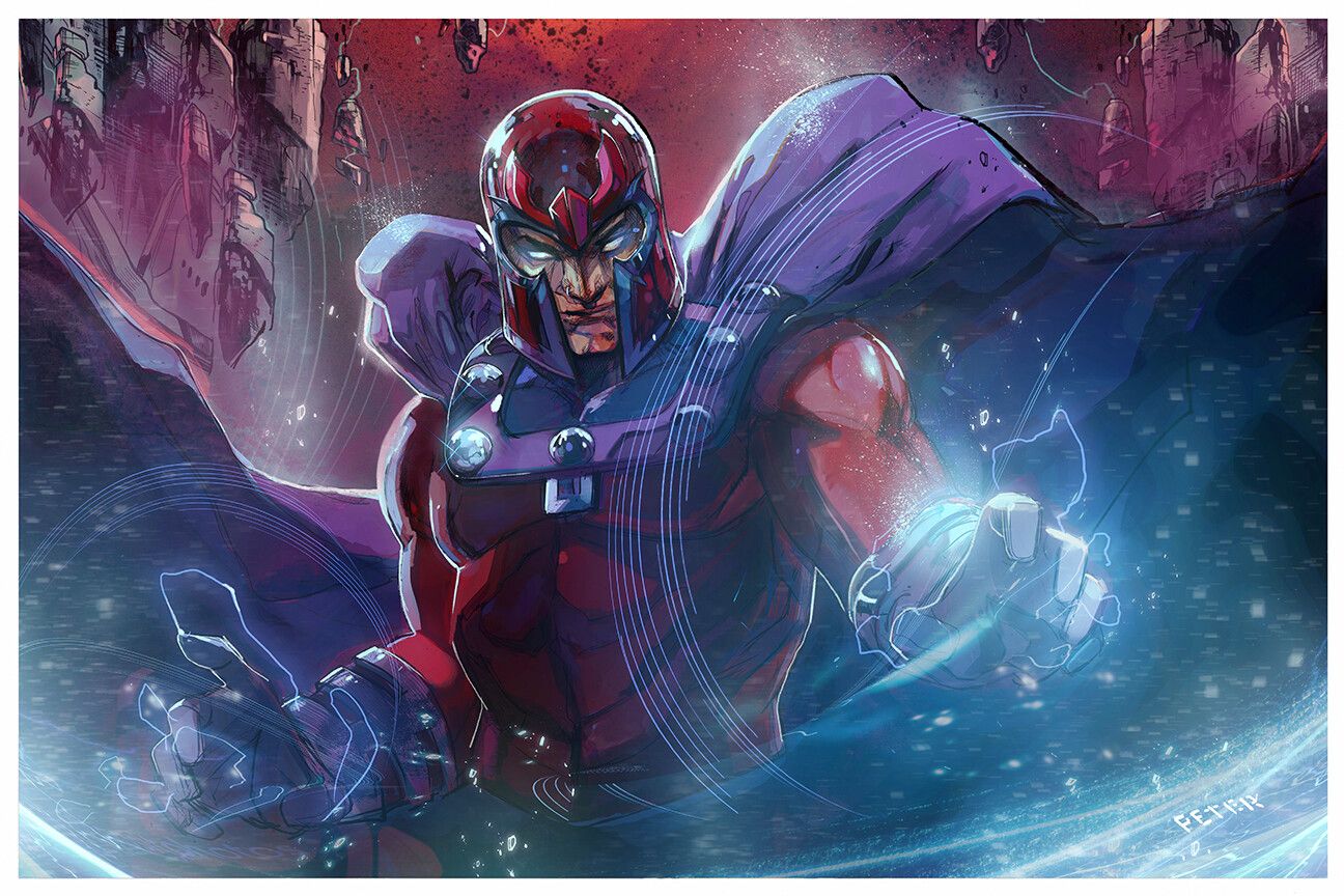 Magneto wielding magnetic energy