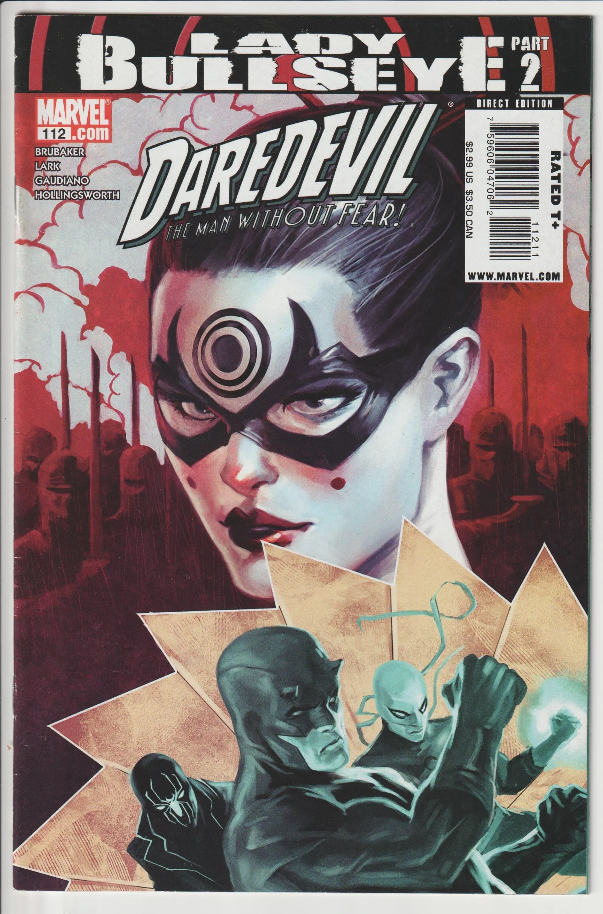 Lady Bullseye Daredevil issue 112 cover