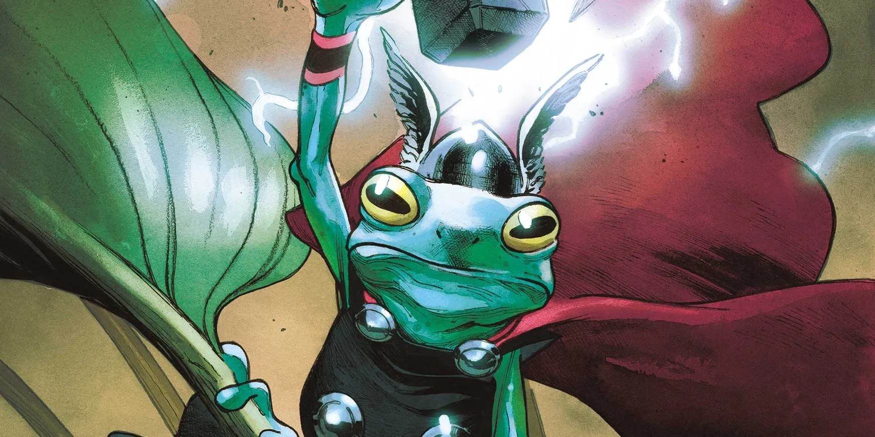 Throg Frog of Thunder comic art