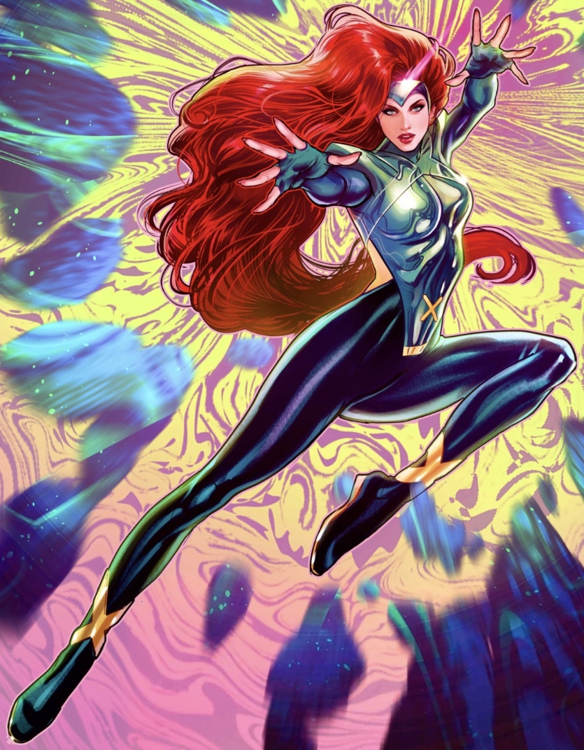 Jean Grey Marvel comics art