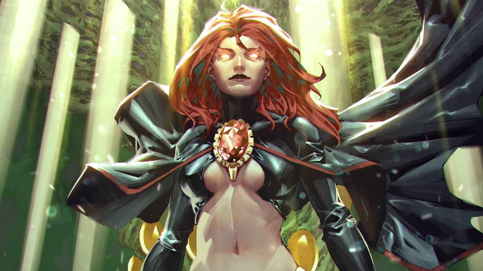 Madelyne Pryor Goblin Queen comic art
