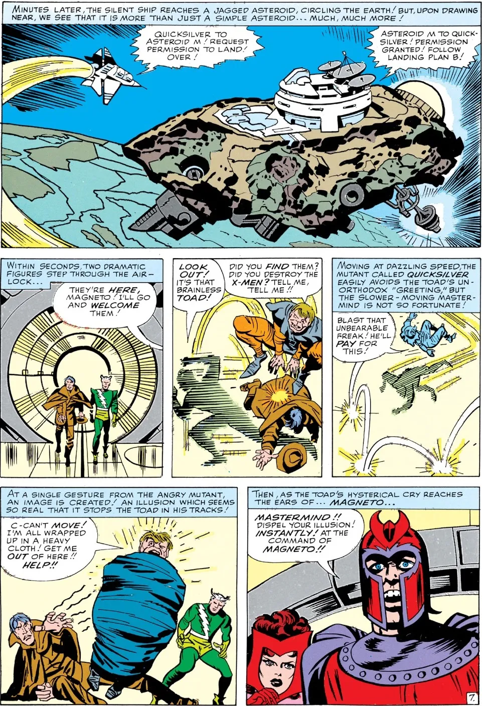 Cover of X-Men Vol. 1 #5, the first Asteroid M story