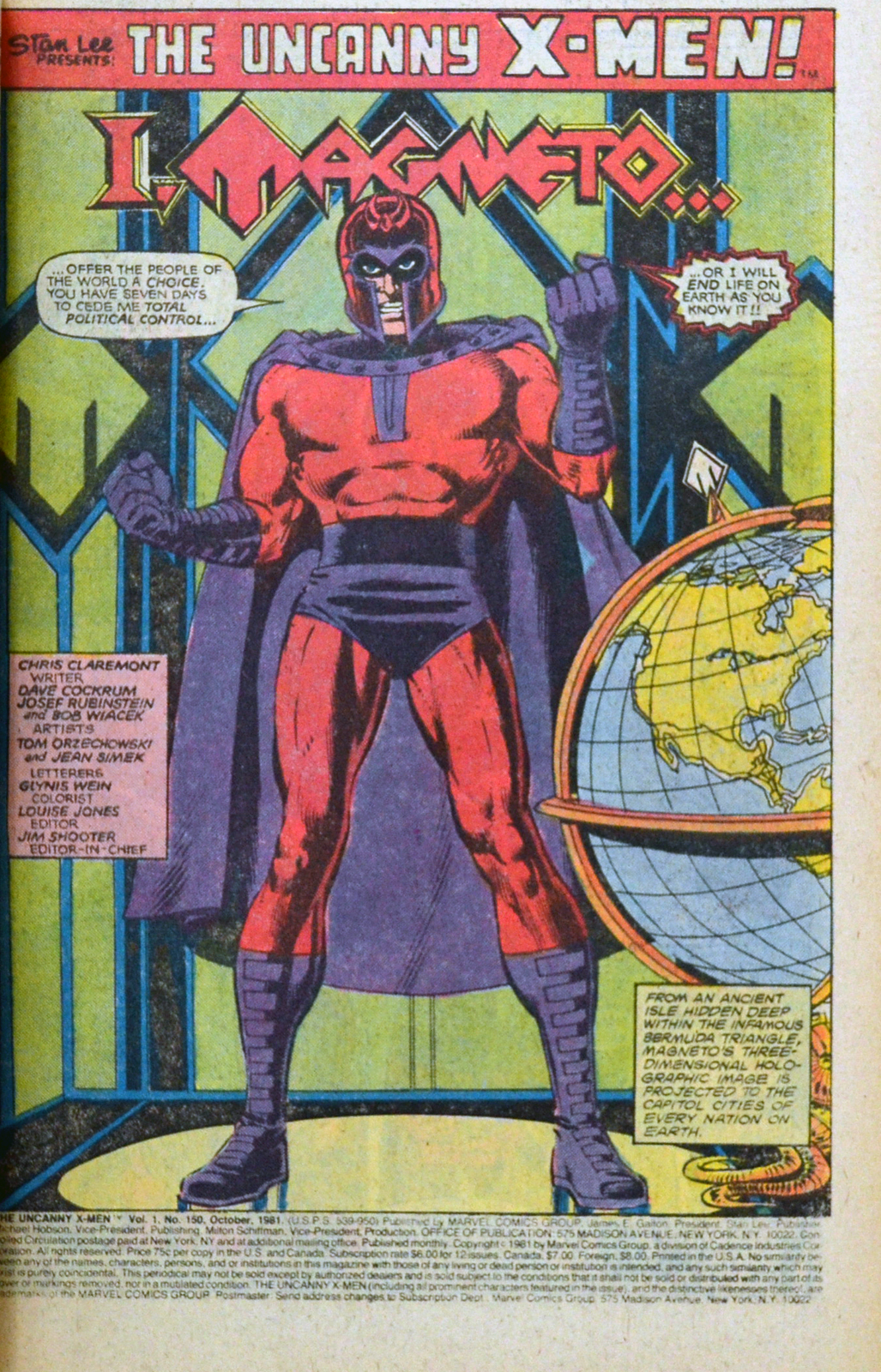 Magneto Marvel comics panel art island citadel