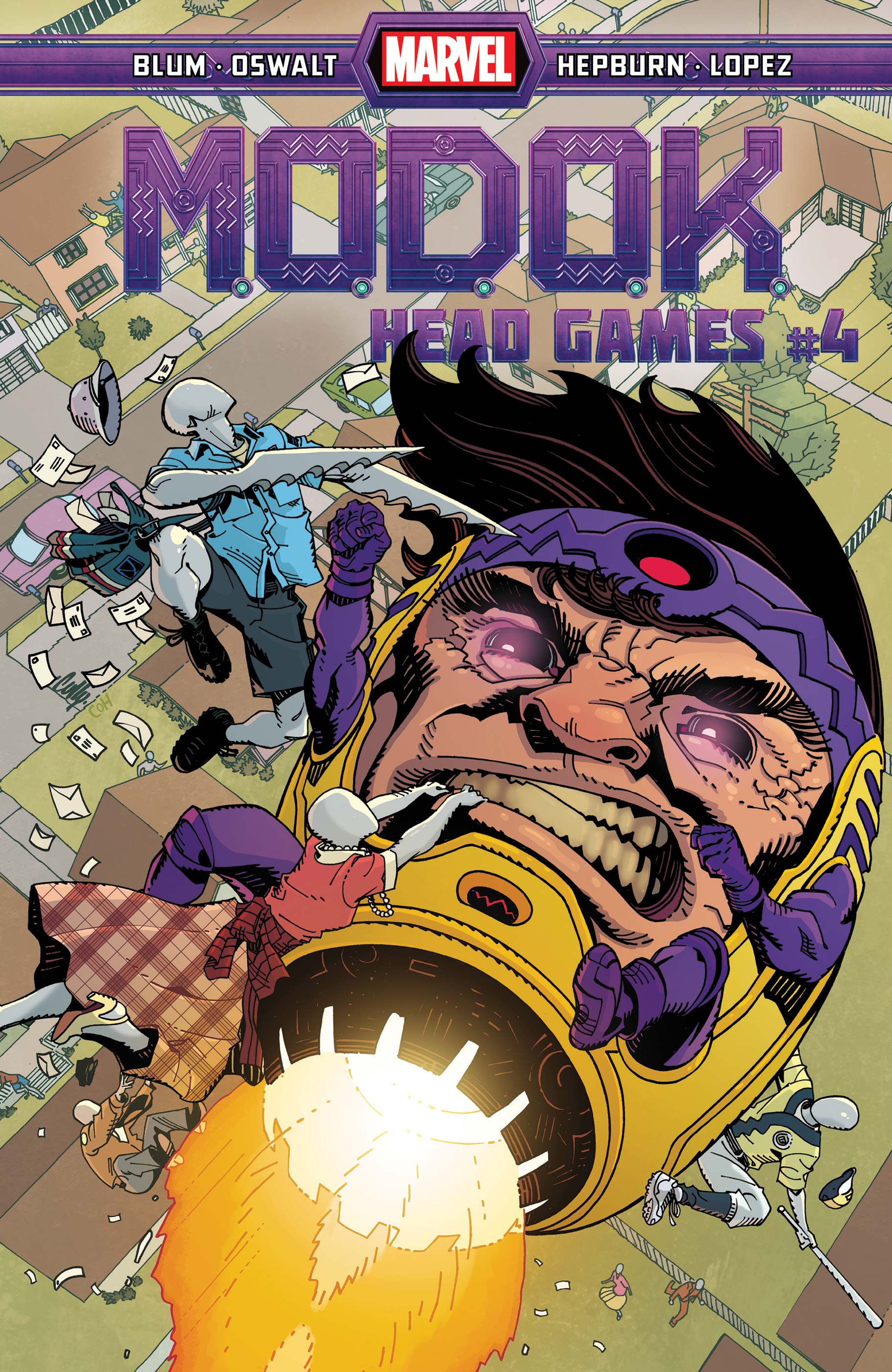 M.O.D.O.K.: Head Games #4 cover