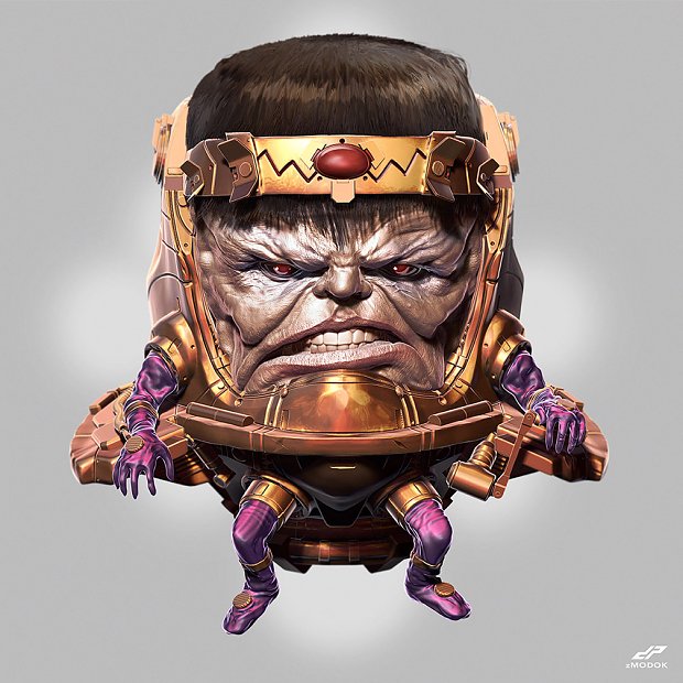 M.O.D.O.K. in his hover chair art