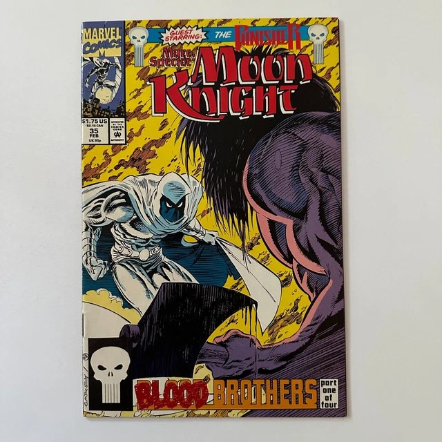 Cover of Marc Spector: Moon Knight #35, Blood Brothers part one