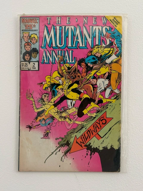 New Mutants Annual #2 (1986) cover, her American debut as Psylocke