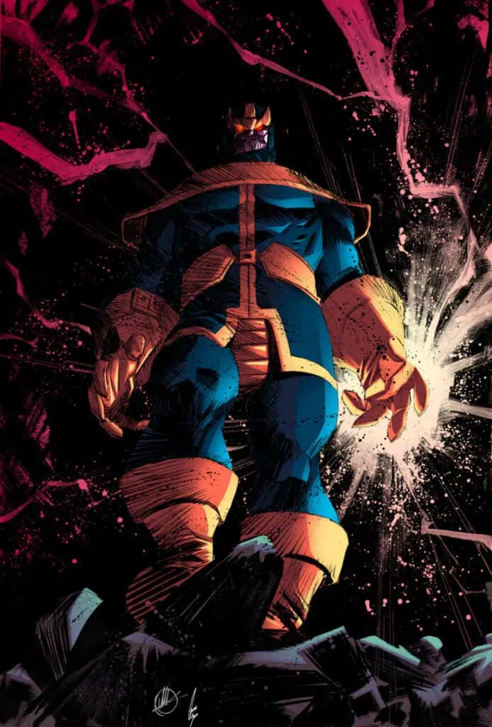 Thanos comic art