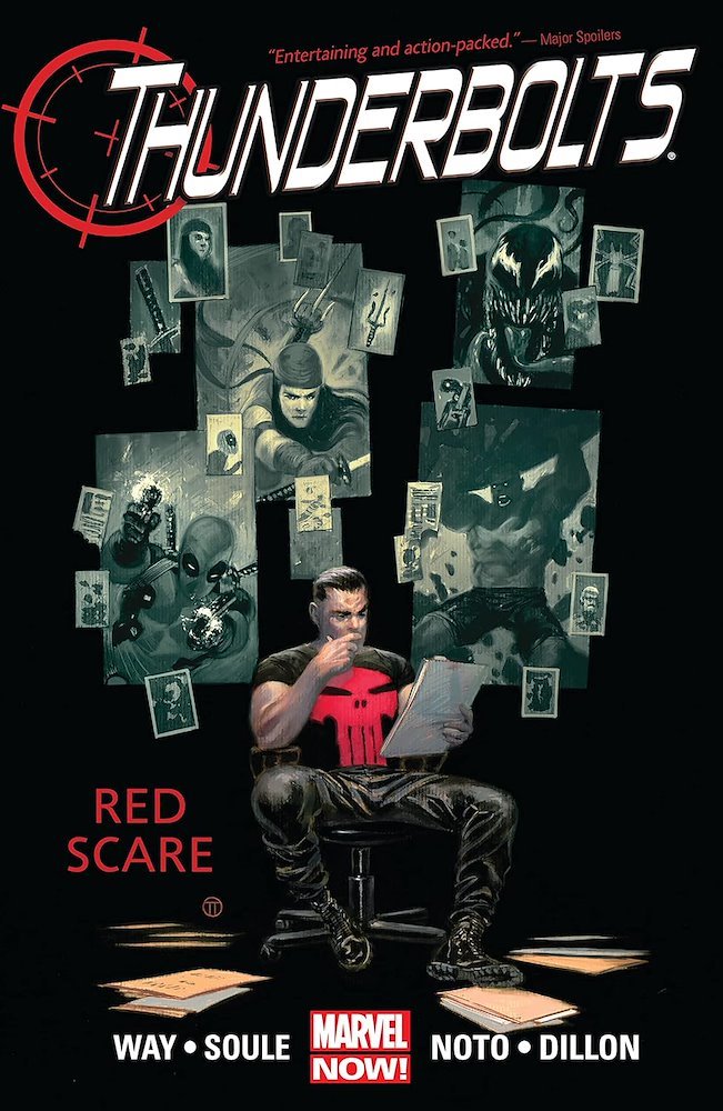 Thunderbolts Red Scare cover with the Punisher