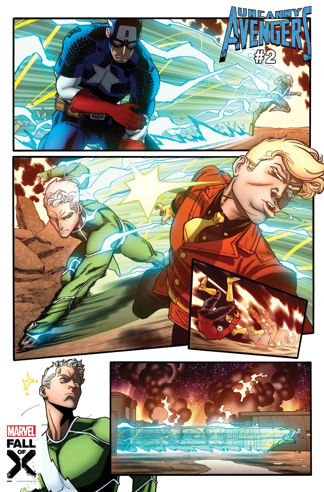 Quicksilver comic art portrait