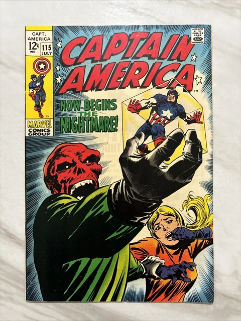 Captain America 115 comic cover with Red Skull