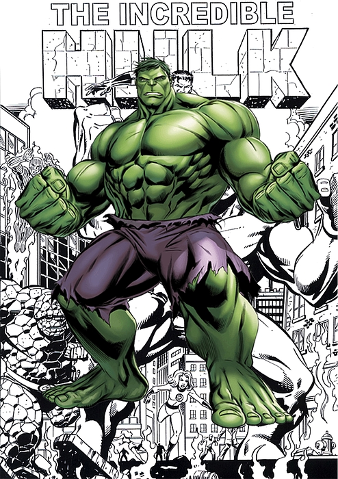 Incredible Hulk comic cover art