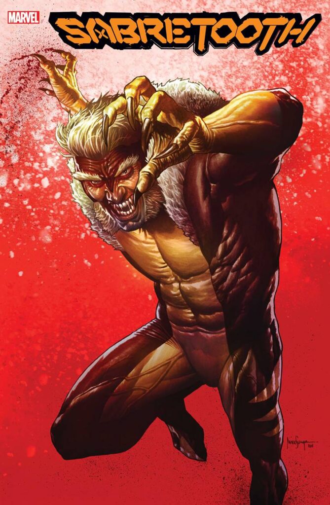 Comic art of Sabretooth