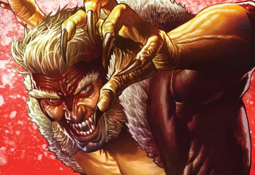 Sabretooth lunging with claws extended