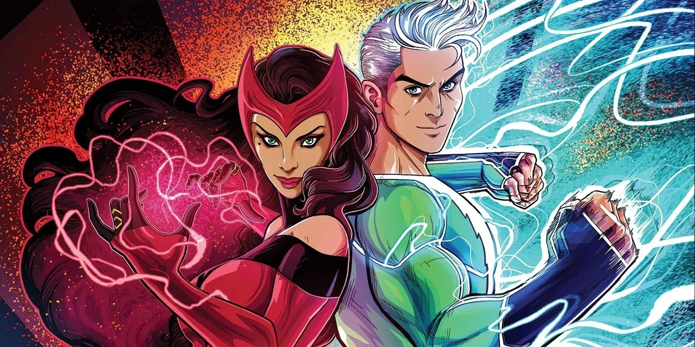 Scarlet Witch and Quicksilver together