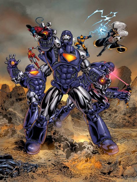 Comic art of a Sentinel