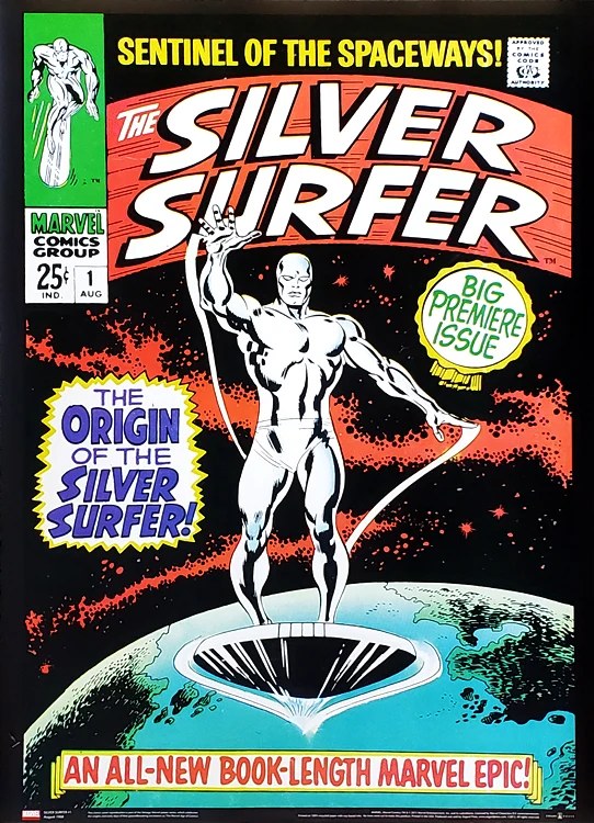 Cover of Silver Surfer Vol. 1 #1, 1968