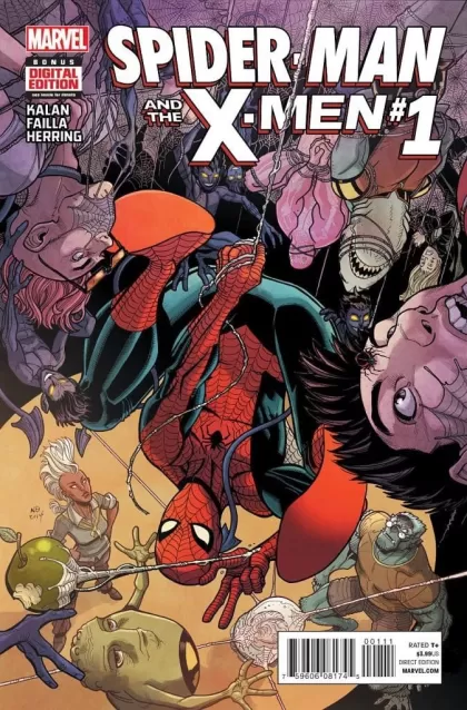 Spider-Man and the X-Men alternate cover edition art