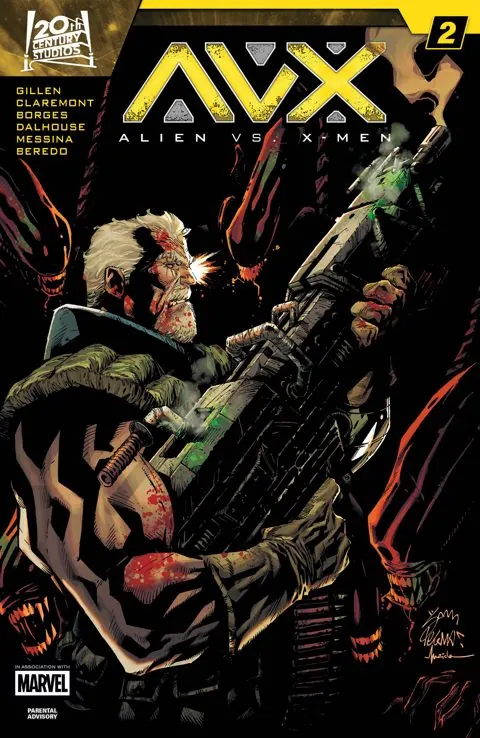 Alien vs. X-Men #2 cover art
