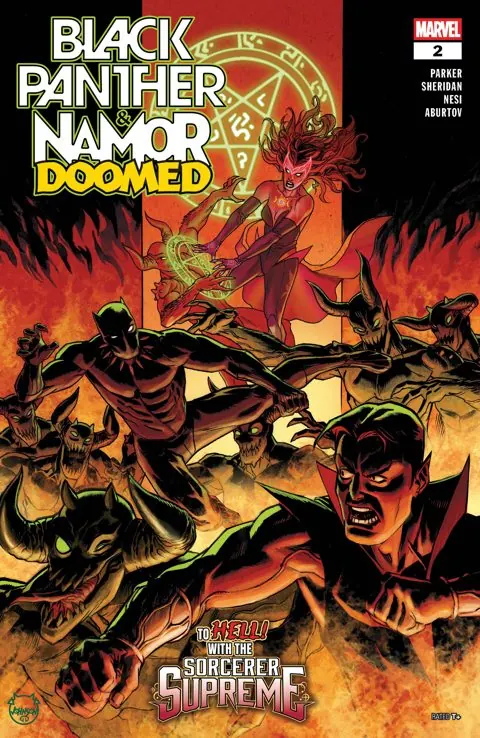 Black Panther/Namor: Doomed #2 cover art