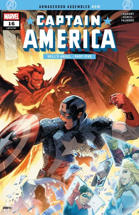 Captain America #16 cover art