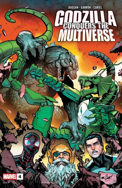 Godzilla Conquers the Multiverse #4 cover art