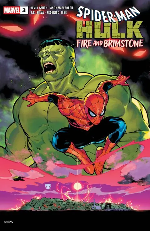 Spider-Man/Hulk: Fire and Brimstone #3 cover art