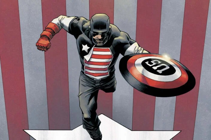 John Walker as U.S. Agent in comic art