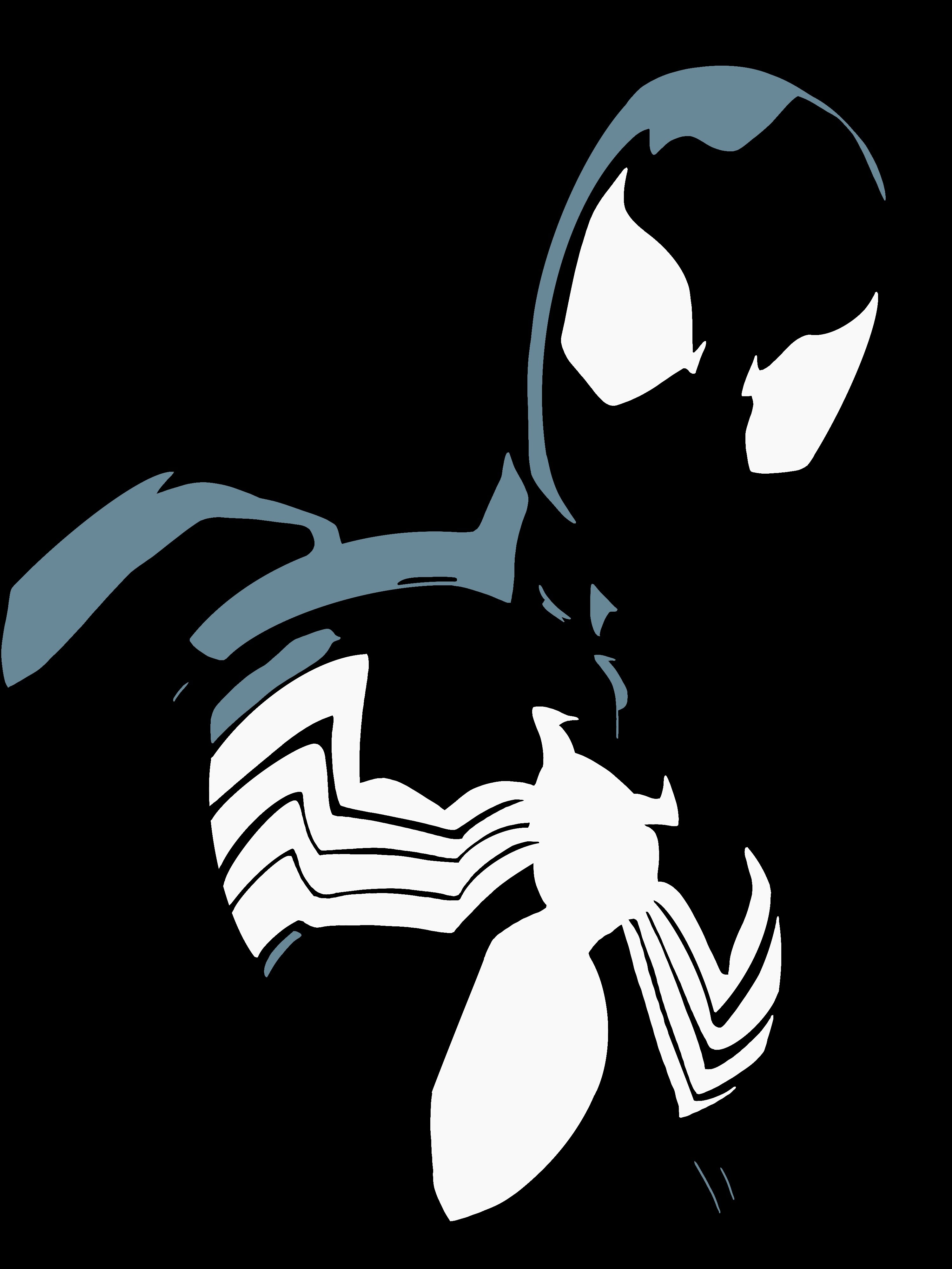 Venom emblem silhouette art