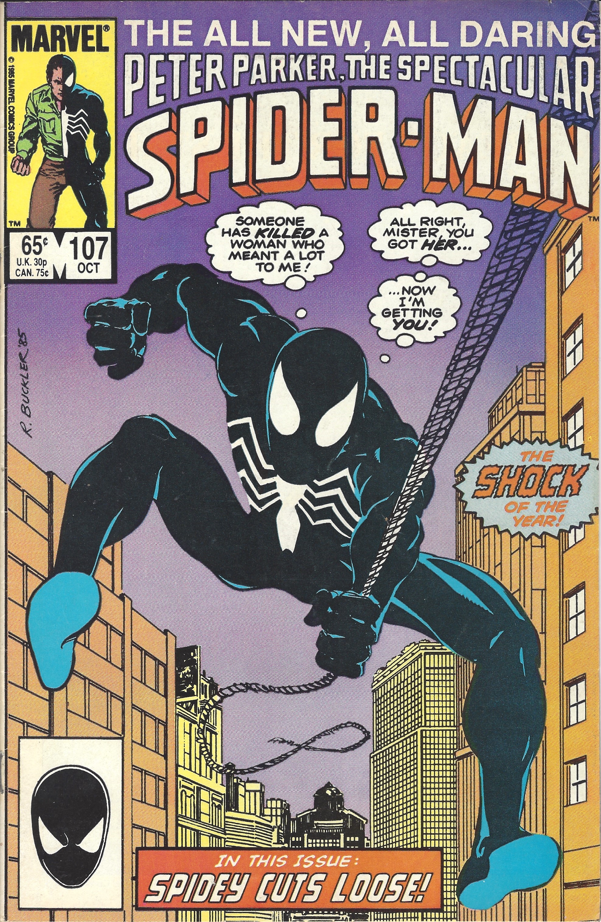 Spectacular Spider-Man 107 cover first Sin-Eater appearance