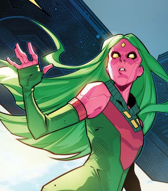 Viv Vision in comic art