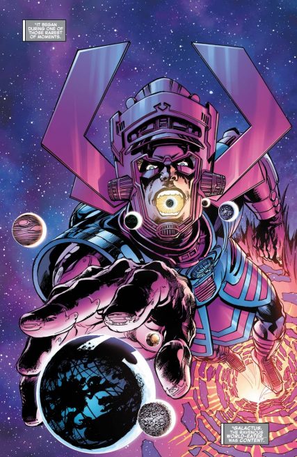 Galactus, Devourer of Worlds, comic art