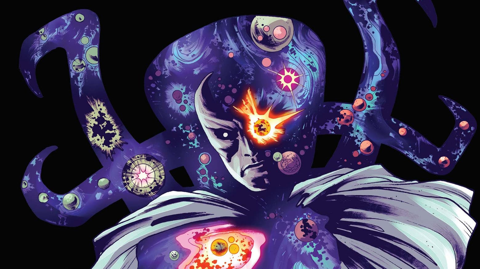 Eternity, the cosmic embodiment of the Marvel Universe, comic art from Marvel