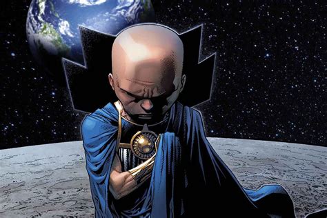 Watcher overlooking Earth from the Moon